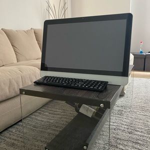 Touchscreen monitor + wireless keyboard